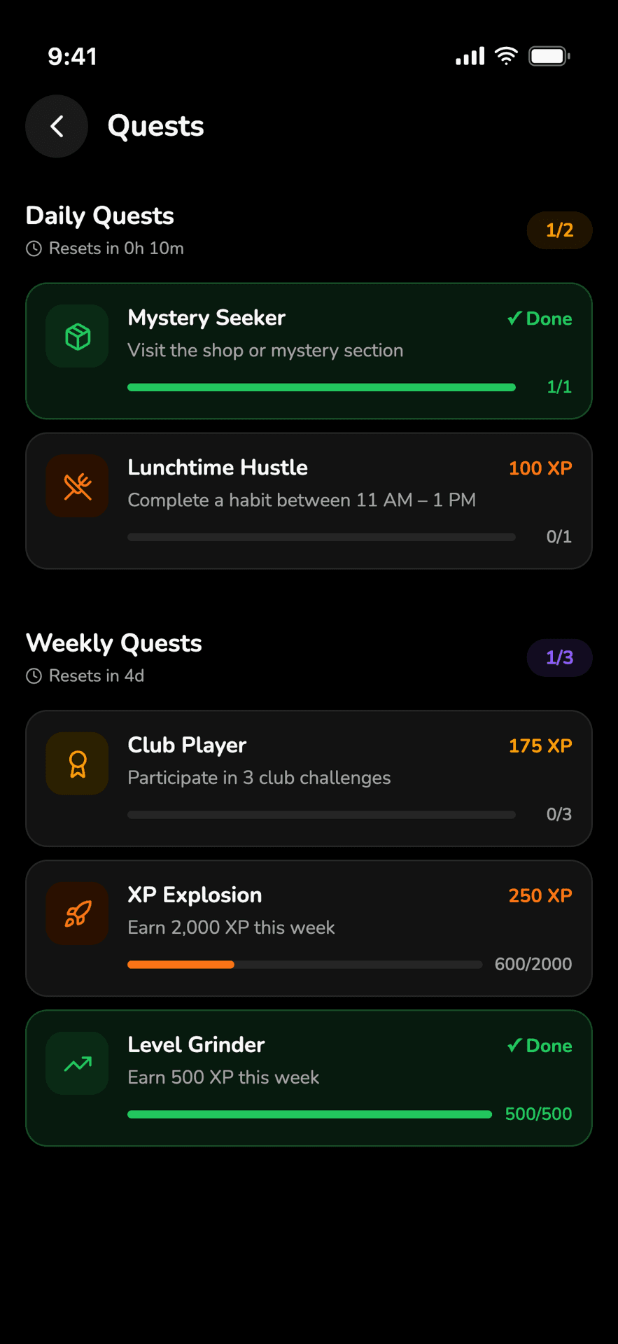 Quests